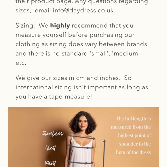 Daydress UK Cotton Maeve Dress Large - Picture 11 of 11